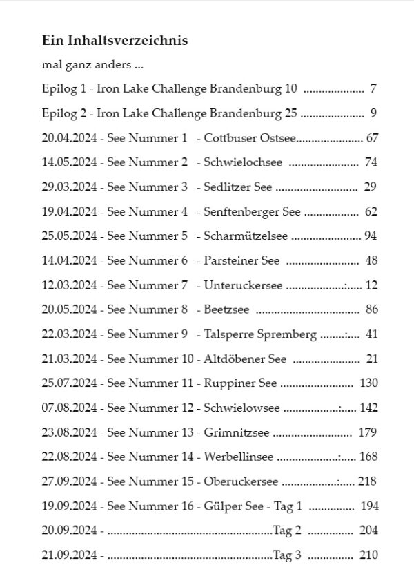 2024 - Meine Wanderungen um die 30 größten Seen von Brandenburg – Bild 2