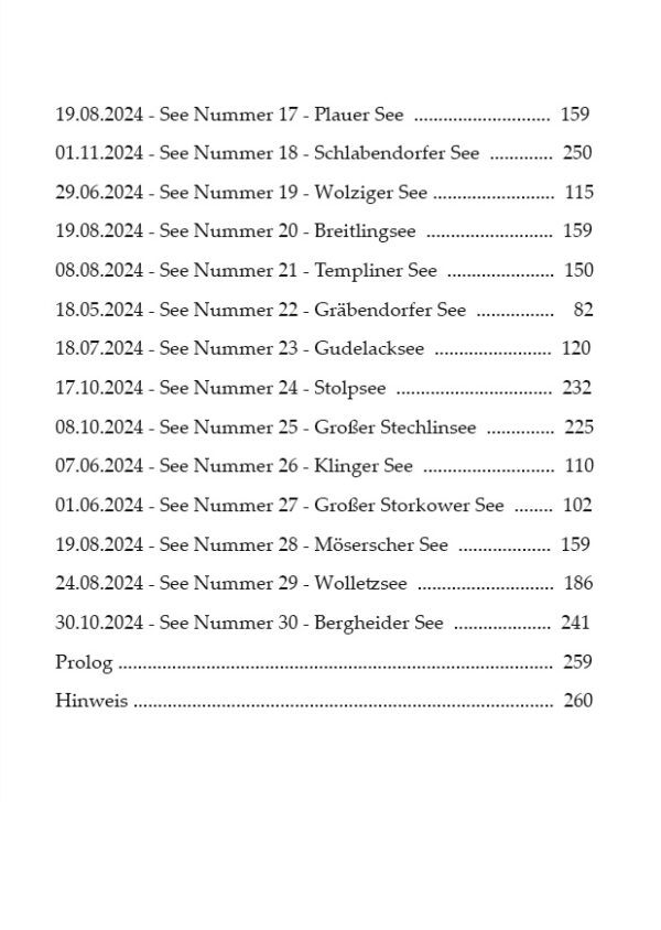 2024 - Meine Wanderungen um die 30 größten Seen von Brandenburg – Bild 3